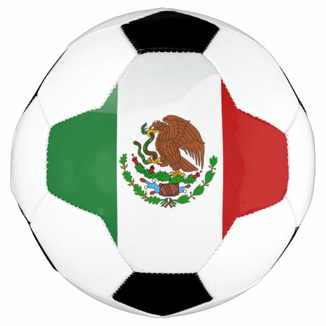 mexikanische Flagge Fußball (Vorderseite)