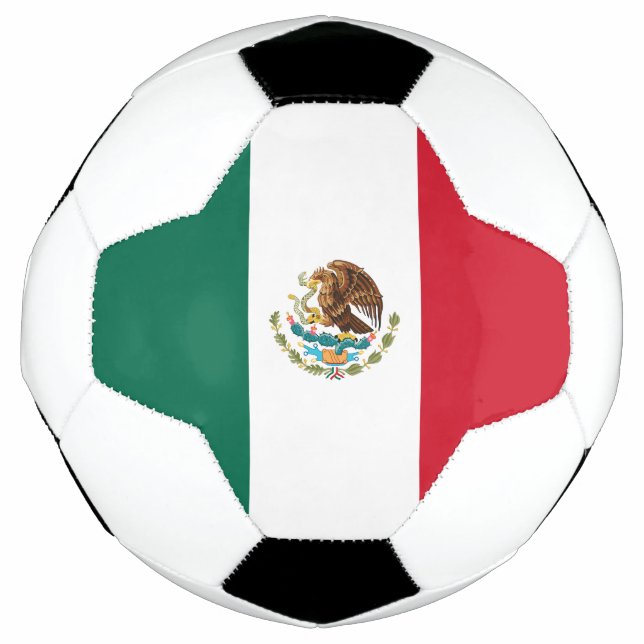 mexikanische Flagge Fußball (Vorderseite)