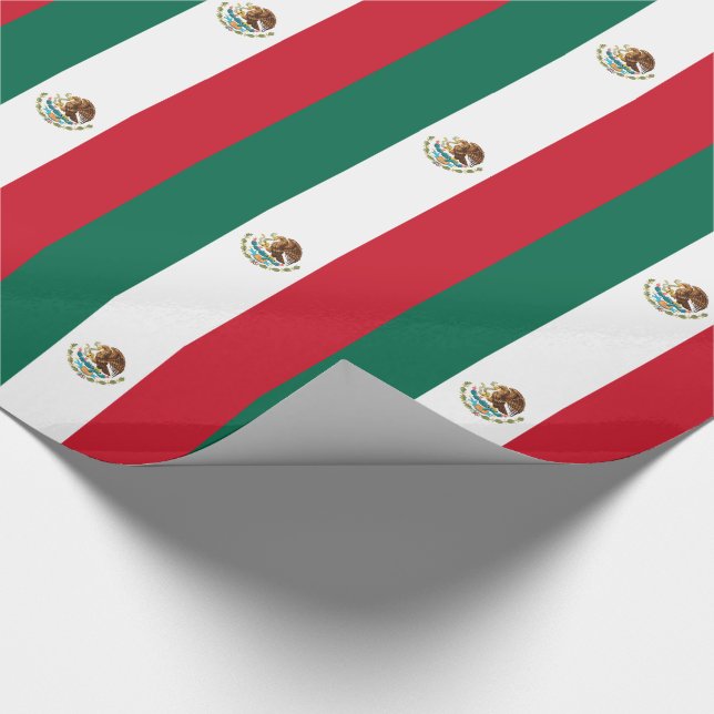 mexikanische Flagge Geschenkpapier (Ecke)