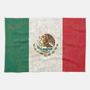 MEXIKANISCHE FLAGGE Geschirrtuch