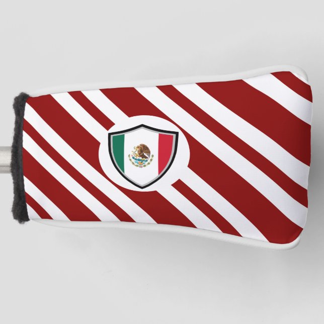 mexikanische Flagge Golf Headcover (Vorderseite)