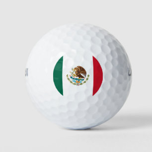 mexikanische Flagge Golfball