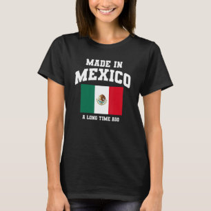 Mexikanische Flagge Hergestellt in Mexiko Vor la T-Shirt