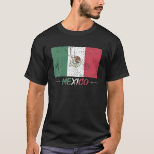 Mexikanische Flagge Hispanic Mexico Roots Proud Me T-Shirt