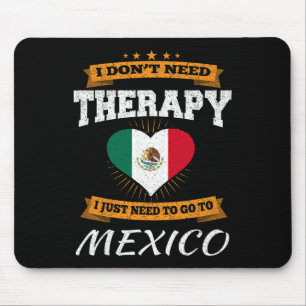 Mexikanische Flagge I Mexiko-Flagge I Urlaub Mexik Mousepad
