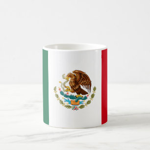 mexikanische Flagge Kaffeetasse