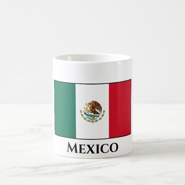 Mexikanische Flagge Kaffeetasse (Mittel)