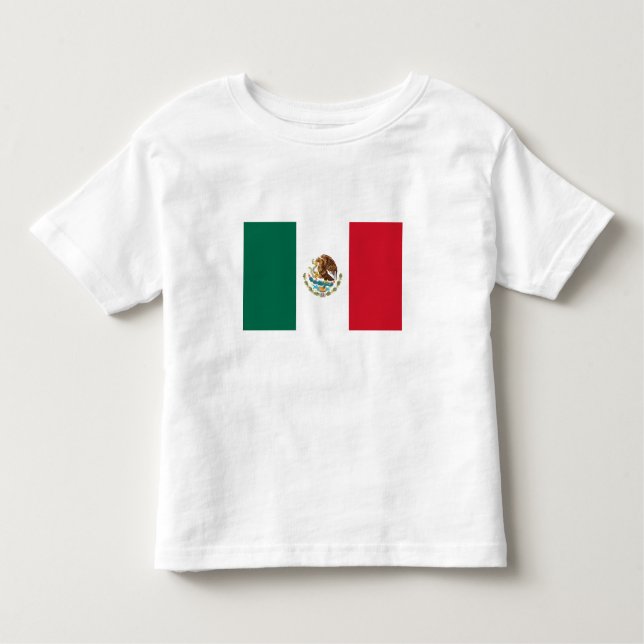 mexikanische Flagge Kleinkind T-shirt (Vorderseite)