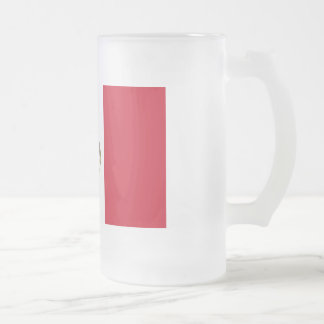 Mexikanische Flagge Mattglas Bierglas