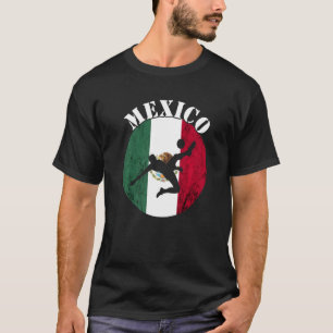 Mexikanische Flagge mexikanische Fußballmannschaft T-Shirt