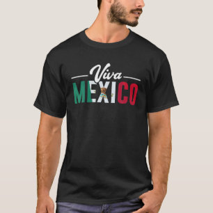 Mexikanische Flagge mexikanische Roots mexikanisch T-Shirt