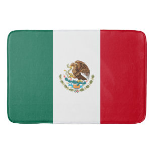 Mexikanische Flagge (Mexiko) Badematte