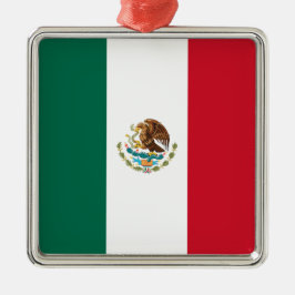 Mexikanische Flagge (Mexiko) Ornament Aus Metall