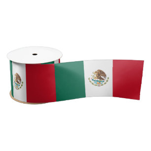 Mexikanische Flagge (Mexiko) Satinband