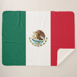 Mexikanische Flagge (Mexiko) Sherpadecke