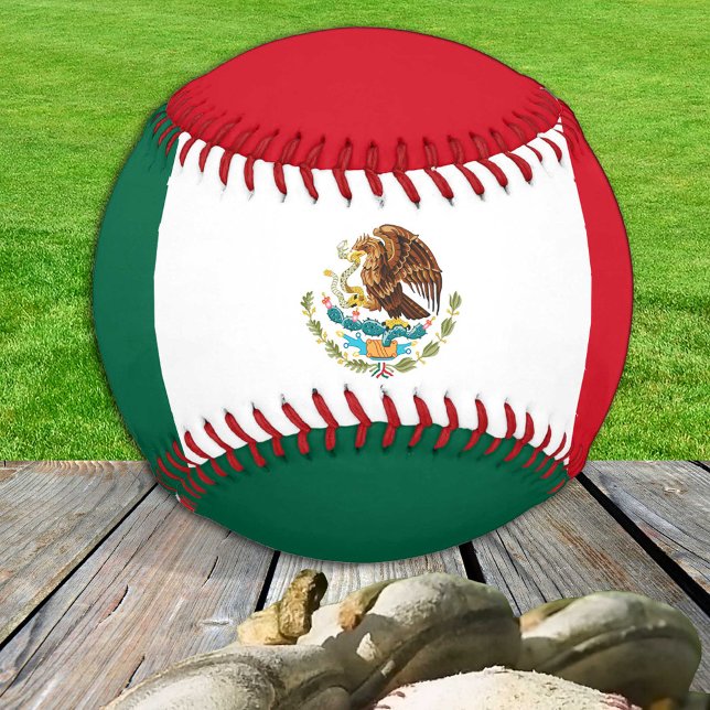 Mexikanische Flagge, Mexiko-Sport / Baseball-Balls Baseball (Von Creator hochgeladen)