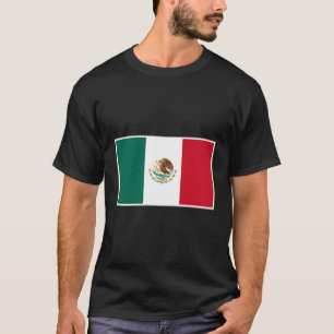 Mexikanische Flagge mit mexikanischen Farben T-Shirt