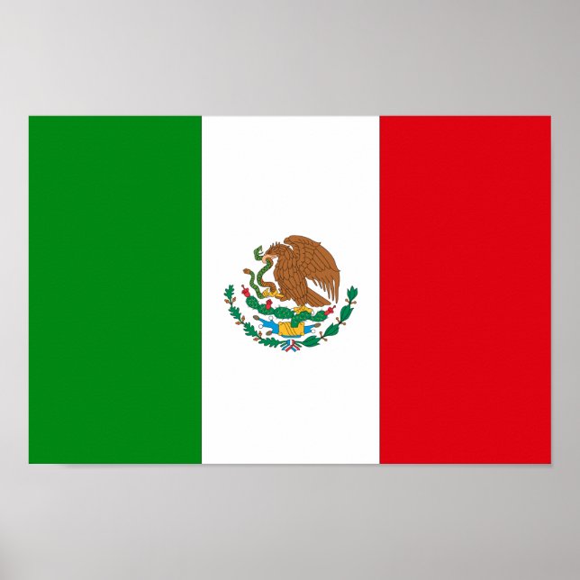 mexikanische Flagge Poster (Vorne)