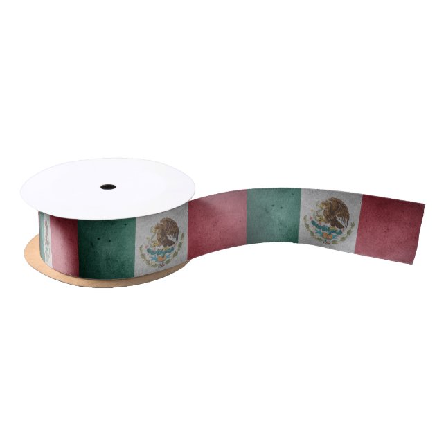 Mexikanische Flagge Satinband (Spule)