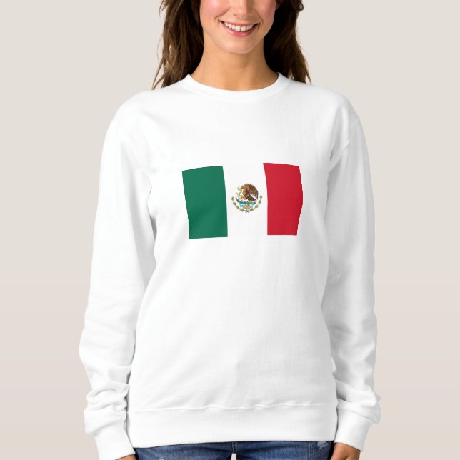 mexikanische Flagge Sweatshirt (Vorderseite)
