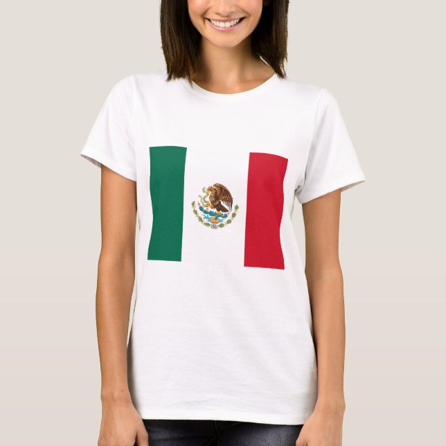 mexikanische Flagge T-Shirt (Vorderseite)