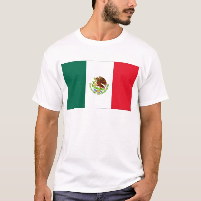 Mexikanische Flagge T-Shirt (Vorderseite)
