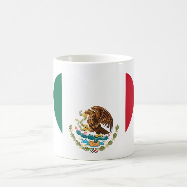 mexikanische Flagge Tasse (Mittel)