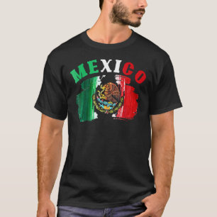 Mexikanische Flagge Vintager mexikanischer Stolz A T-Shirt
