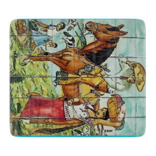 Mexikanische Fliesen-Vintage Art Schneidebrett
