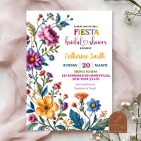 Mexikanische Florale Stickerei Brautparty