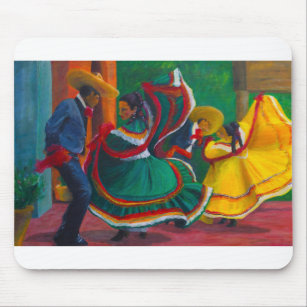 mexikanische Folklorico Ballett-Tänzer Mousepad