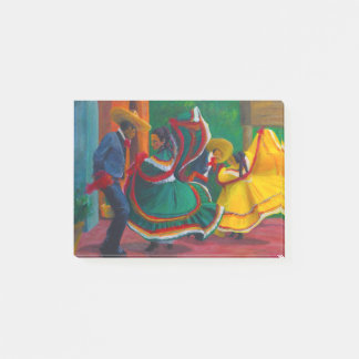 mexikanische Folklorico Ballett-Tänzer Post-it Klebezettel
