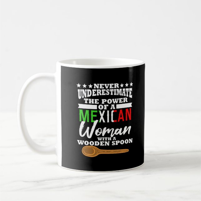 Mexikanische Frau Funny Latina Mama Geschenk Kaffeetasse (Links)