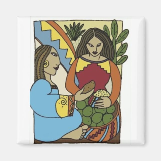 Mexikanische Frauen Magnet (Vorne)