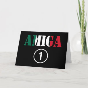 Mexikanische Freundinnen: UNO Amiga-Numero Karte