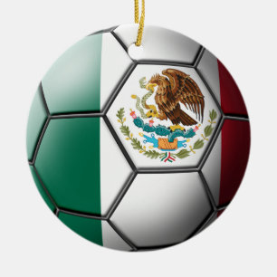 Mexikanische Fußball-Verzierung Keramikornament