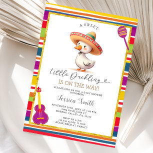 Mexikanische Gans-Fiesta-Baby-Party Einladung