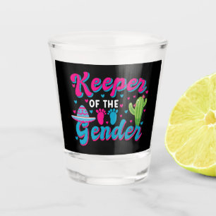 mexikanische Gender Reveal Cinco de Mayo Baby Show Schnapsglas