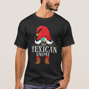 Mexikanische Gnome Matching Weihnachtsfamilie Paja T-Shirt