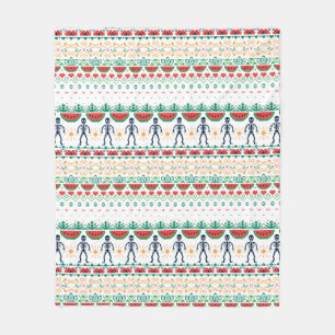 Mexikanische Grafik Frida Kahlos   Fleecedecke