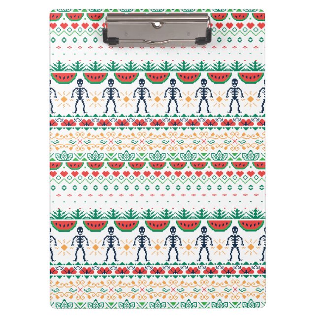 Mexikanische Grafik Frida Kahlos | Klemmbrett (Vorderseite)