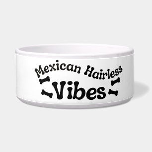 Mexikanische Haarlose Vibes Keramik-Hundefutter-Sc Napf