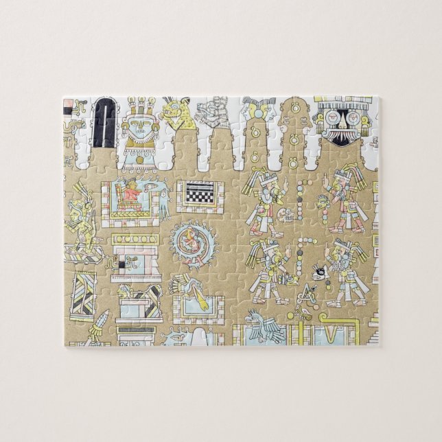 Mexikanische Hieroglyphen, von 'Vues DES Puzzle (Horizontal)