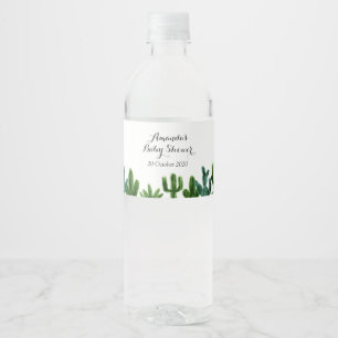 Mexikanische Kaktus-Wasser-Flaschen-Aufkleber Wasserflaschenetikett