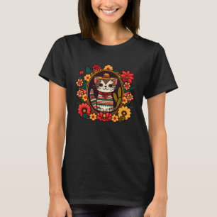 Mexikanische Katze Cinco De Mayo  1 T-Shirt