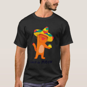 Mexikanische Katzenparty Lustiges Cinco de Mayo Ka T-Shirt