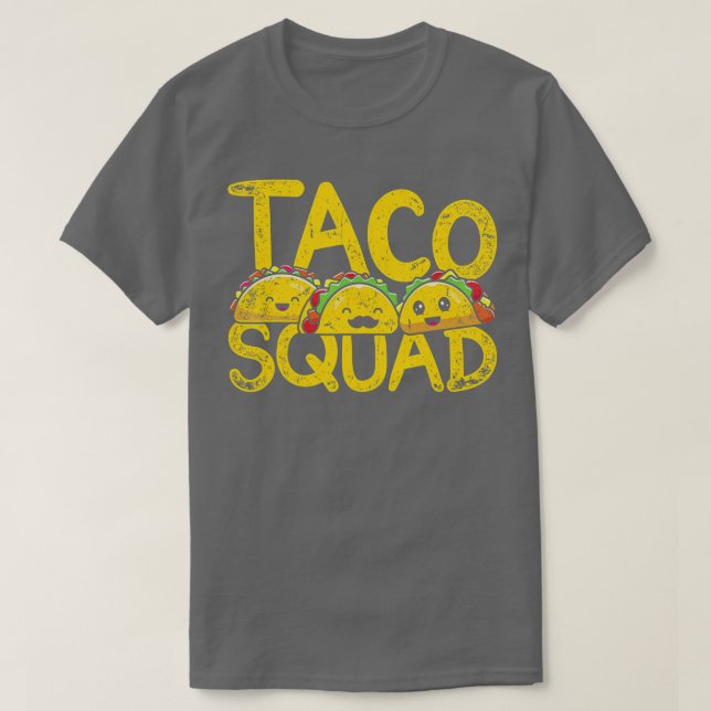 Mexikanische Küche Funny Taqueria Taco Squad Mexik T-Shirt (Design vorne)