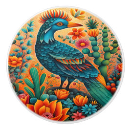 mexikanische Kunst Keramikknauf