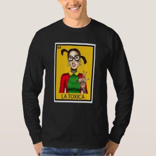 Mexikanische La Tóxica Lotterie Karte Tattoos Mädc T-Shirt