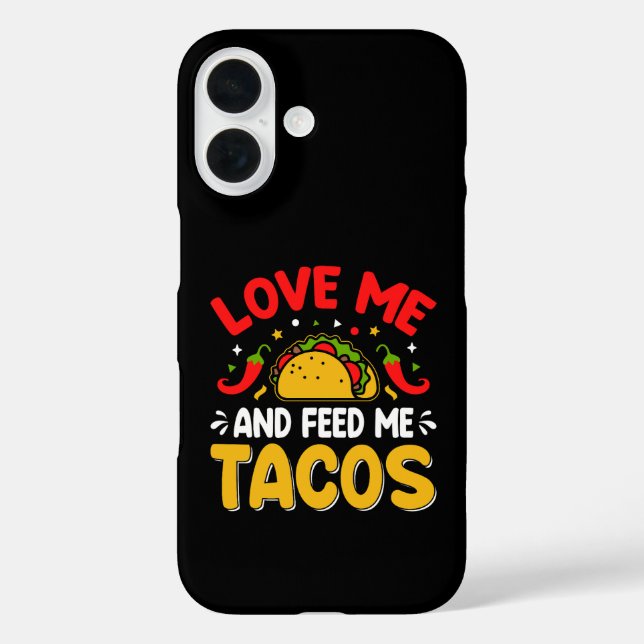 Mexikanische Liebe mich und Fütterte mich mit Taco Case-Mate iPhone Hülle (Rückseite)